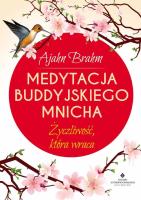 Medytacja buddyjskiego mnicha. Autor: Ajahn Brahm. SmakLiter.pl Okładka książki Medytacja buddyjskiego mnicha