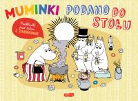 Muminki. Podano do stołu. Podkładki pod talerz. Autor: Marta Stochmiałek, Moomin Characters. SmakLiter.pl Okładka książki Muminki. Podano do stołu. Podkładki pod talerz