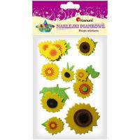 Opakowanie Naklejki piankowe 3D słoneczniki mix 8szt