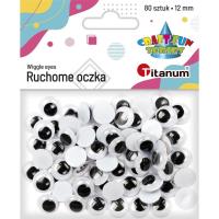 Opakowanie Oczy bez kleju i rzęs 18mm 80szt