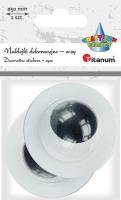 Opakowanie Oczy samoprzylepne bez rzęs 50 mm okrągłe 2szt
