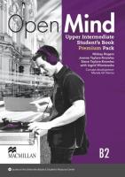 Open Mind B2 Upper Intermediate Książka ucznia Pack Premium. Autor: Mickey Rogers, Joanne Taylore-Knowles. SmakLiter.pl Okładka książki Open Mind B2 Upper Intermediate Książka ucznia Pack Premium
