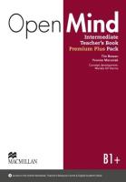 Open Mind Intermediate B1+ TB + online MACMILLAN. Autor: Bowen Tim, Yvonne Maruniak. SmakLiter.pl Okładka książki Open Mind Intermediate B1+ TB + online MACMILLAN