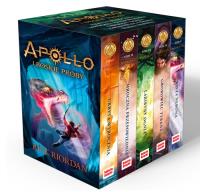 Pakiet Apollo i boskie próby. Autor: Rick Riordan. SmakLiter.pl Okładka książki Pakiet Apollo i boskie próby