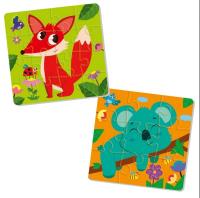 Piankowe puzzle 2w1. The Fuzzies. Wydawca: Roter Kafer. SmakLiter.pl Opakowanie Piankowe puzzle 2w1. The Fuzzies