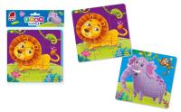 Piankowe puzzle 2w1. Zoo. Wydawca: Roter Kafer. SmakLiter.pl Opakowanie Piankowe puzzle 2w1. Zoo