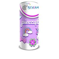 Opakowanie Pieczątki drewniane dla dziewczynek 12el.