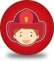 Opakowanie Piłka PVC 230MM - Strażak