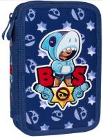 Opakowanie Piórnik podwójny bez wyp. AC2 Leon Shark ASTRA