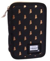 Opakowanie Piórnik podwójny bez wyp. Golden Kitty Head ASTRA