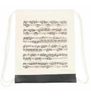 Opakowanie Plecak (worek) kremowy z motywem nut