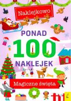 Ponad 100 naklejek Magiczna zima. Autor: Opracowanie zbiorowe. SmakLiter.pl Okładka książki Ponad 100 naklejek Magiczna zima