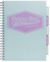 Project Book A4 Pukka Pad Pastel kratka morski. Wydawca: Pukka Pads. SmakLiter.pl Opakowanie Project Book A4 Pukka Pad Pastel kratka morski