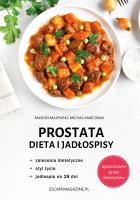 Prostata Dieta i jadłospisy. Autor: Majewski Marcin, Marciniak Michał. SmakLiter.pl Okładka książki Prostata Dieta i jadłospisy