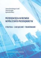 Przedsięwzięcia w rozwoju współczesnych... Autor: Hartenberger-Liszek Joanna, Krupska Joanna. SmakLiter.pl Okładka książki Przedsięwzięcia w rozwoju współczesnych..