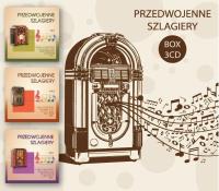 Przedwojenne Szlagiery BOX 3CD. Autor: praca zbiorowa. SmakLiter.pl Okładka książki Przedwojenne Szlagiery BOX 3CD