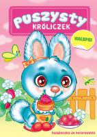 Okładka książki Puszysty Króliczek. Książka do kolorowania