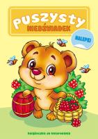 Okładka książki Puszysty Niedźwiadek. Książka do kolorowania