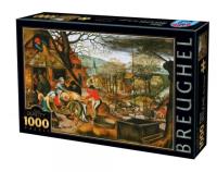 Opakowanie Puzzle 1000 Brueghel, Cztery pory roku - Jesień