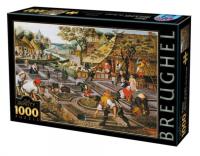 Opakowanie Puzzle 1000 Brueghel, Cztery pory roku - Wiosna