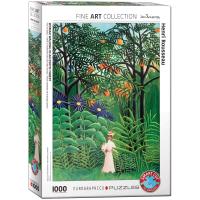 Opakowanie Puzzle 1000 Kobieta w egzotycznym lesie, Henri Rousseau 6000-5608