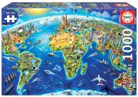 Puzzle 1000 Zabytki całego świata (miniatura) G3. Wydawca: Educa. SmakLiter.pl Opakowanie Puzzle 1000 Zabytki całego świata (miniatura) G3