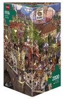 Puzzle 2000 Szalona parada (puzzle+plakat). Wydawca: Heye. SmakLiter.pl Opakowanie Puzzle 2000 Szalona parada (puzzle+plakat)