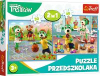 Opakowanie Puzzle 2w1 Rodzina Treflików TREFL
