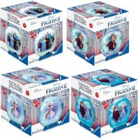 Puzzle 3D 54 Kula: Kraina Lodu 2 mix wzorów. Wydawca: Ravensburger. SmakLiter.pl Opakowanie Puzzle 3D 54 Kula: Kraina Lodu 2 mix wzorów