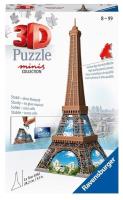 Puzzle 3D 54 Mini budynki: Wieża Eiffel. Wydawca: Ravensburger. SmakLiter.pl Opakowanie Puzzle 3D 54 Mini budynki: Wieża Eiffel