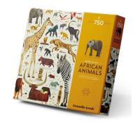 Puzzle 750 el. - Świat Zwierząt Afrykańskich. Wydawca: Crocodile Creek. SmakLiter.pl Opakowanie Puzzle 750 el. - Świat Zwierząt Afrykańskich