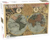 Opakowanie Puzzle Old Map of the World 500