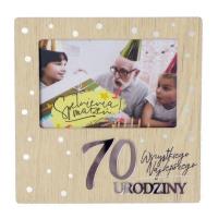 Ramka Moments RM-015 Urodziny 70. Wydawca: Kukartka. SmakLiter.pl Opakowanie Ramka Moments RM-015 Urodziny 70