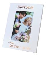 Ramka Prestige RP-008 Rocznica ślubu. Wydawca: Kukartka. SmakLiter.pl Opakowanie Ramka Prestige RP-008 Rocznica ślubu