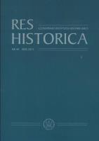 Okładka książki Res Historica T.40