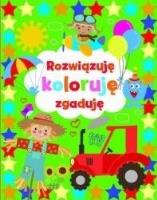 Okładka książki Rozwiązuję, koloruję, zgaduję