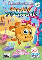 Słodkie kolorowanki. Wodne zwierzęta. Autor: Wydawnictwo NIKO. SmakLiter.pl Okładka książki Słodkie kolorowanki. Wodne zwierzęta