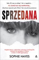 Sprzedana w.8. Autor: Hayes Sophie. SmakLiter.pl Okładka książki Sprzedana w.8
