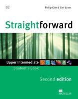 Straightforward 2nd ed. Upper Intermediate B2 SB. Autor: Philip Kerr, Jones Ceri. SmakLiter.pl Okładka książki Straightforward 2nd ed. Upper Intermediate B2 SB