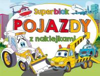 Okładka książki Superblok z naklejkami. Pojazdy