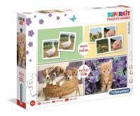 Opakowanie Superkit Puzzle 2x30 + Memo + Domino Animals