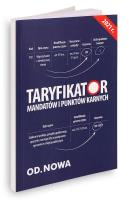 Okładka książki Taryfikator mandatów i punktów karnych 2020