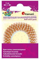 Opakowanie Taśma z kryształkami samoprzyl. 12mmx1m pomarańcz