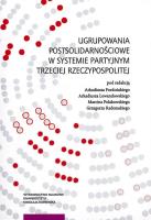 Opakowanie Ugrupowania postsolidarnościowe w systemie partyjnym Trzeciej Rzeczypospolitej