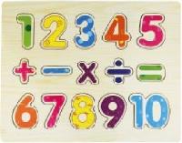 Opakowanie Układanka drewniana cyferki