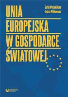 Okładka książki Unia Europejska w gospodarce światowej