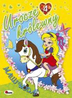 Urocze królewny 4. Maluj wodą. Autor: Mariola Budek. SmakLiter.pl Okładka książki Urocze królewny 4. Maluj wodą