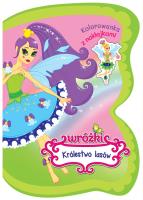 Okładka książki Wróżki. Królestwo lasów. Kolorowanka z naklejkami