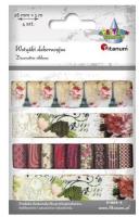 Opakowanie Wstążki rypsowe 16mm x 1m mix 4szt