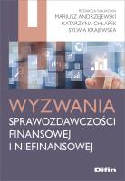 Okładka książki Wyzwania sprawozdawczości finansowej i niefinansowej